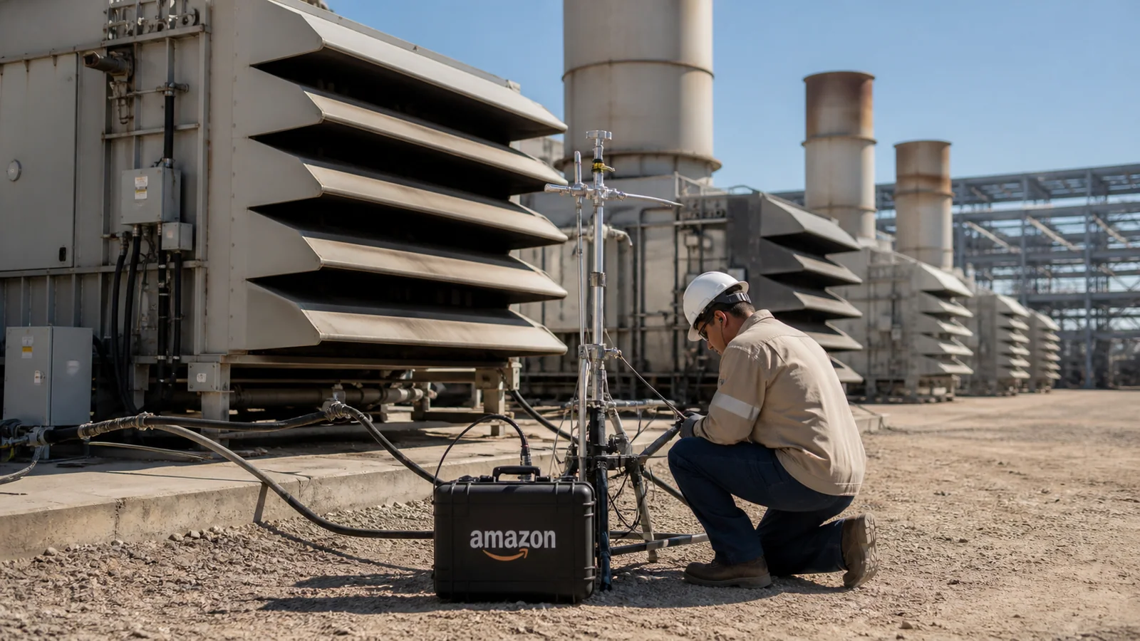 Amazon תחבר מרכז AI בטקסס לתחנת גז בהספק של עד 7.65 ג׳יגה-ואט